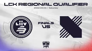 LSB vs. DRX | Finals Highlight 09.03 | 2022  LCK Regional Qualifier