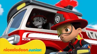 PAW Patrol : La Pat' Patrouille | Les meilleurs sauvetages de Chase et Marcus ! | Nickelodeon Jr.