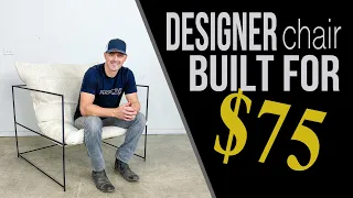 Modern Style Metal Chair Built, Welded DIY Upholstery Project