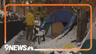 Denver mayor vetoes ban on homeless camp sweeps in freezing conditions