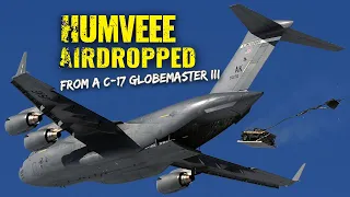 Humvee Airdrop from C-17 Globemaster