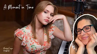 LucieV Reacts to Emily Linge - A Moment in Time (Official Music Video) |REQUEST|