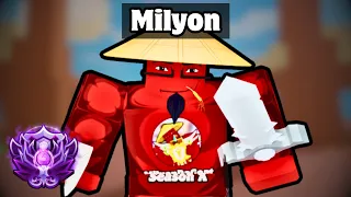 Milyon MAIN ACCOUNT in Season X Rank! | Ep.2 (Roblox Bedwars)