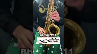 Epic Guitar Lick on Sax