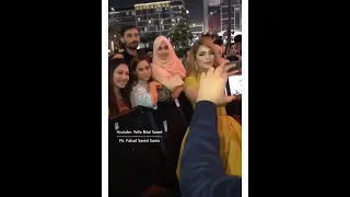 💛Momina Mustehsan & Bilal Saeed 💛 with fans at Pisa awards 2020