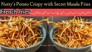 French Fries Recipe By zaika on hai |Nutty's Potato Crispy with Secret Masala Fries | Homemade Fries