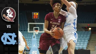 Florida State vs. North Carolina Women's Basketball Highlights (2020-21)