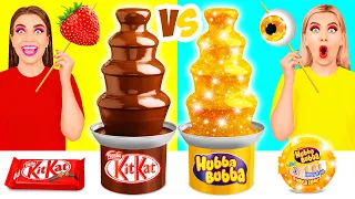 Chica Rica vs Chica Pobre | Desafío De Fondue De Chocolate por BooBoom Challenge