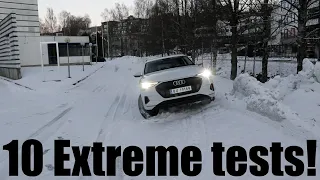 Audi E-Tron Extreme Winter Test!