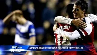 Arsenal beat Reading 7-5 in League Cup thriller