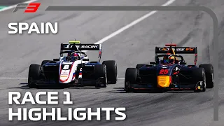 F3 Race 1 Highlights | 2021 Spanish Grand Prix