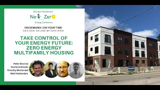 Take Control of your Energy Future - Zero Energy Multifamily Housing