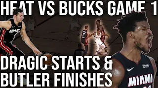 Goran Dragic Starts & Jimmy Butler Finishes - Heat vs Bucks Game 1 Film Room