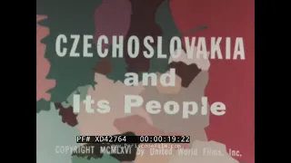 “ CZECHOSLOVAKIA AND ITS PEOPLE ” 1960s SOVIET-ERA PRAGUE, BOHEMIA TRAVELOGUE FILM  XD42764