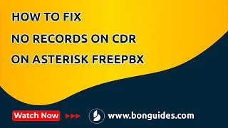 How to Fix No Records on CDR on Asterisk FreePBX Asterisk