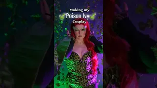 Making my Poison Ivy cosplay from the Batman and Robin movie 🍃