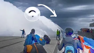 Escape THIS ... Paragliding GUST FRONT chaos in Turkey!