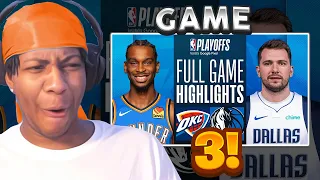 Lvgit Reacts To #1 THUNDER at #5 MAVERICKS | FULL GAME 3 HIGHLIGHTS | NBA PLAYOFFS | May 11, 2024