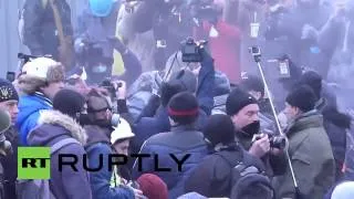 Ukraine   Opposition leader Klitschko attacked during riot