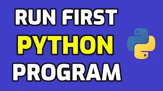 How to run first program in Python 3.8