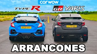 Toyota GR Yaris v Honda Civic Type R - ARRANCONES