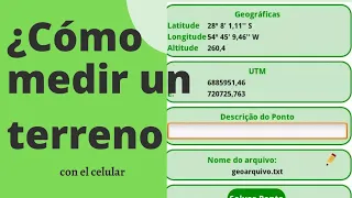 Como medir un terreno con el celular