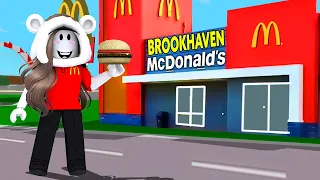 HO APERTO UN MCDONALDS SU BROOKHAVEN ROBLOX!