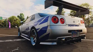 Need for Speed Unbound Paul walker Nissan skyline R34 Customization Gameplay