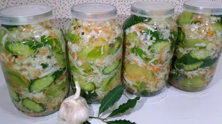 Fabulous SALAD! How to store salad for months without sterilization