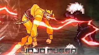 Destiny Dio vs Limitless Gojo. Jojo's Bizarre Adventure vs Jujutsu Kaisen MUGEN JUS