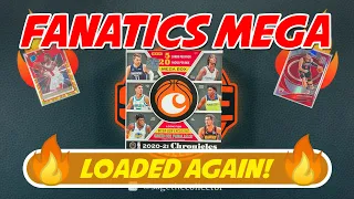 2020-21 Chronicles Basketball Fanatics Mega Box 🔥 LOADED! Green Cracked Ice!