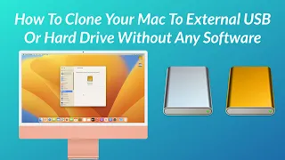 How to Clone your Mac without any Software | macOS Big Sur | macOS Monterey | macOS Ventura