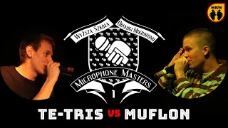 Te-Tris 🆚 Muflon 🎤 Microphone Masters I (freestyle rap battle)