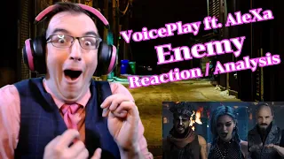 WORDS SPIT IN A MIC (get it) | Enemy - VoicePlay ft AleXa | Acapella Reaction/Analysis