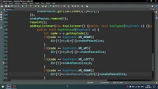 Как сделать игру змейка на JAVA (Прототип)(Код в описании)