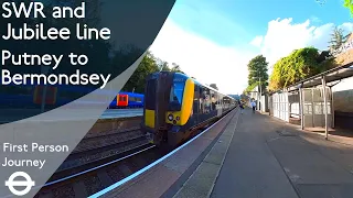 London Underground & SWR First Person Journey - Putney to Bermondsey