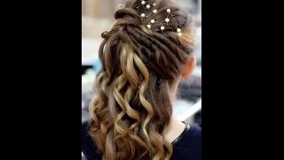 Прическа на выпускной. Как сделать прическу своими руками. How to make prom hairstyle