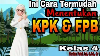 cara cepat mencari KPK dan FPB matematika kelas 4