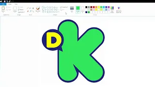 How to draw the Discovery Kids logo using MS Paint | How to draw on your computer