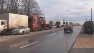 Thousands of drivers in three-day traffic jam in Russia