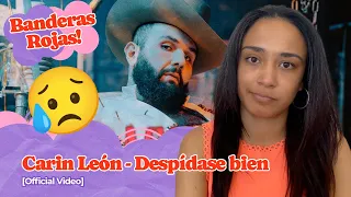 Carin León - Despídase bien [Official Video] ▷ Reacción !!!