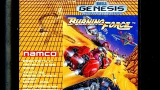 Classic Game Room - BURNING FORCE review for Sega Genesis