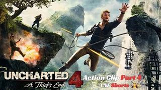 Uncharted 4 full Action Aggressive scene Shootout Gameplay Part3 #action #shorts #uncharted4