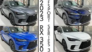 2023 Lexus RX 350 F SPORT Series 3 | NEXT GENERATION MODEL