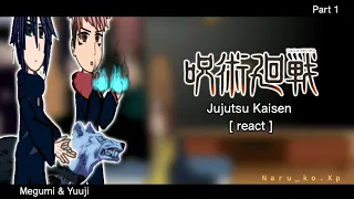 Jujutsu kaisen react | Manga spoilers | Itadori Yuuji & Megumi Fushiguro | JJK trio | gc