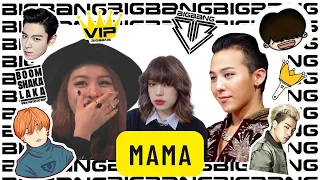 Reacting to BIG BANG MAMA performances 2014 and 2015!