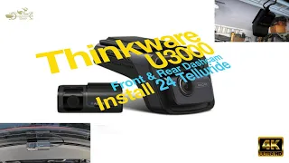 U3000 Dashcam Install 2024 Telluiride