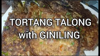 TORTANG TALONG WITH GINILING #lutongbahay #tortangtalong #tortang #ginilingrecipe #pinoyrecipe