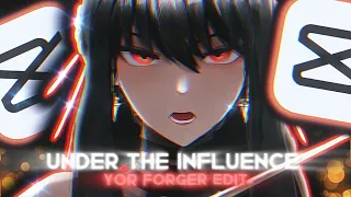 Under the Influence- Yor Forger || Spy X Family || [Edit/Amv || Capcut || @itzclaura2.0  ||