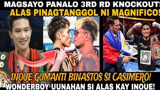 INOUE VS CARL JAMMES MARTIN! CASIMERO UUNAHAN PA NI WONDERBOY! MAGSAYO MAY BWELTA! ARUM DESISYON NA!